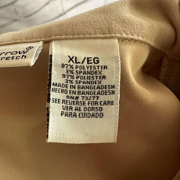 Croft & Barrow Women's Tan Zip-up Jacket, XL, Pre-owned - Picture 6 of 7